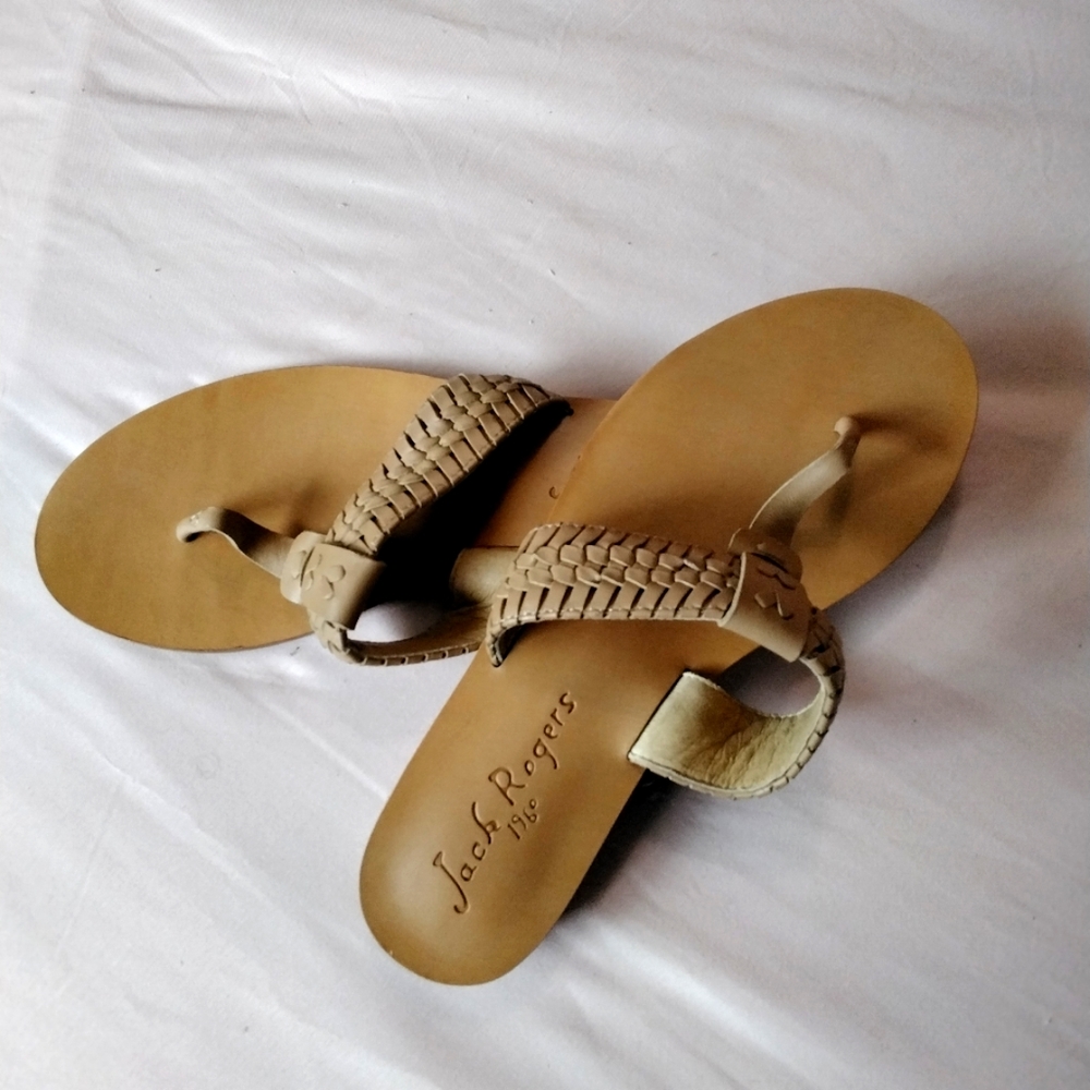 Jack Rogers Tinsley Demi Wedge - New - Size 7.5M